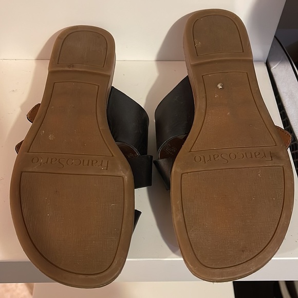 Franco Sarto Leather Sandals - Sz 8 - Picture 4 of 5